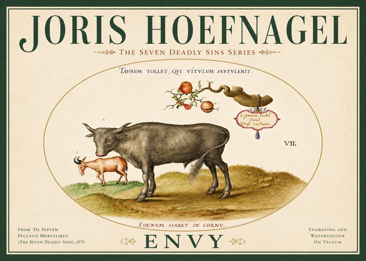 Joris Hoefnagel Envy No5 - Póster