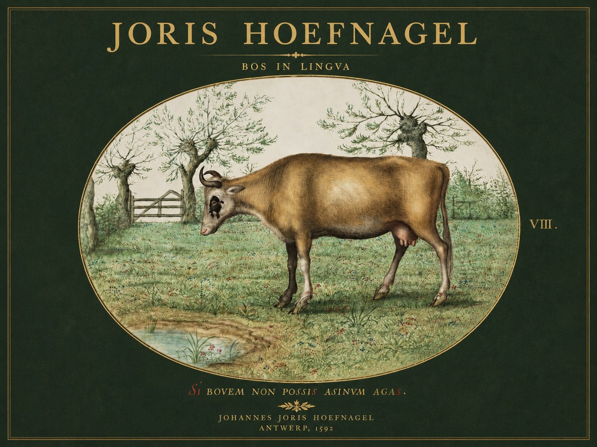 Joris Hoefnagel Bos in Lingva No3 - Póster