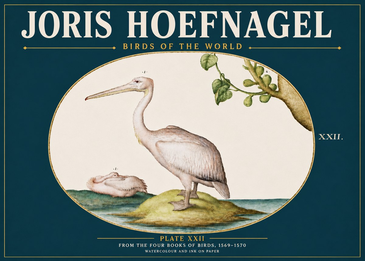 Joris Hoefnagel Plate Xxii No5 - Póster