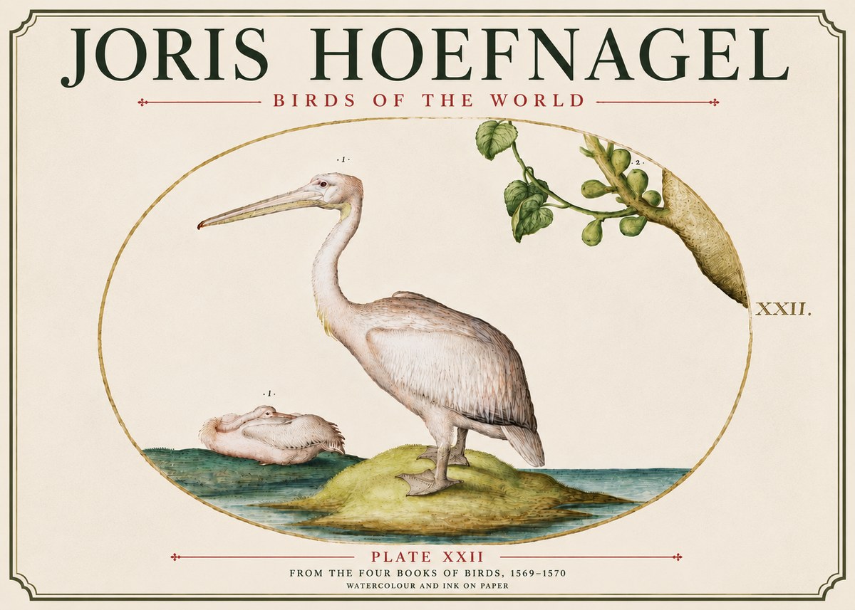 Joris Hoefnagel Plate Xxii No6 - Póster