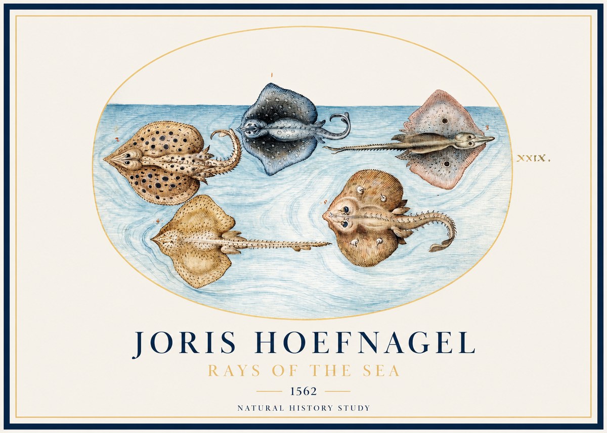 Joris Hoefnagel Rays of the Sea No1 - Póster