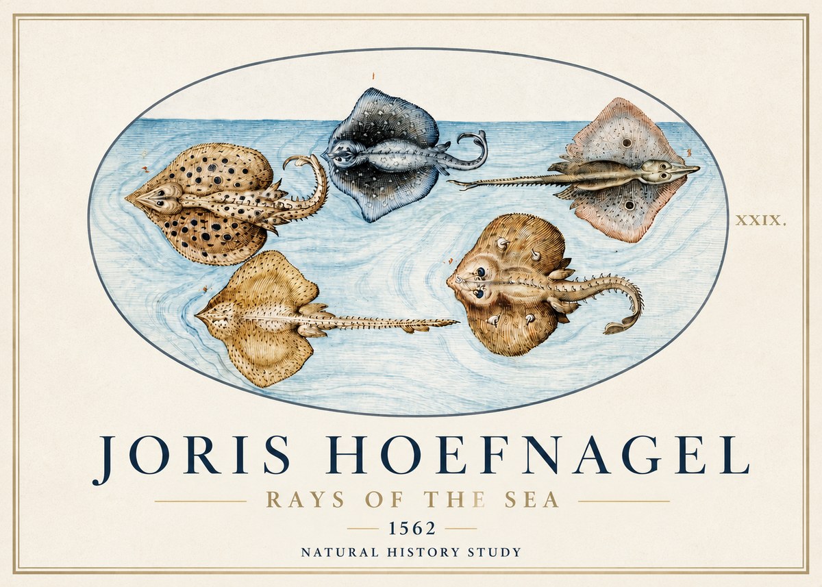 Joris Hoefnagel Rays of the Sea No3 - Póster