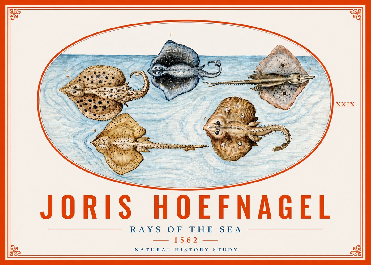 Joris Hoefnagel Rays of the Sea No4 - Póster