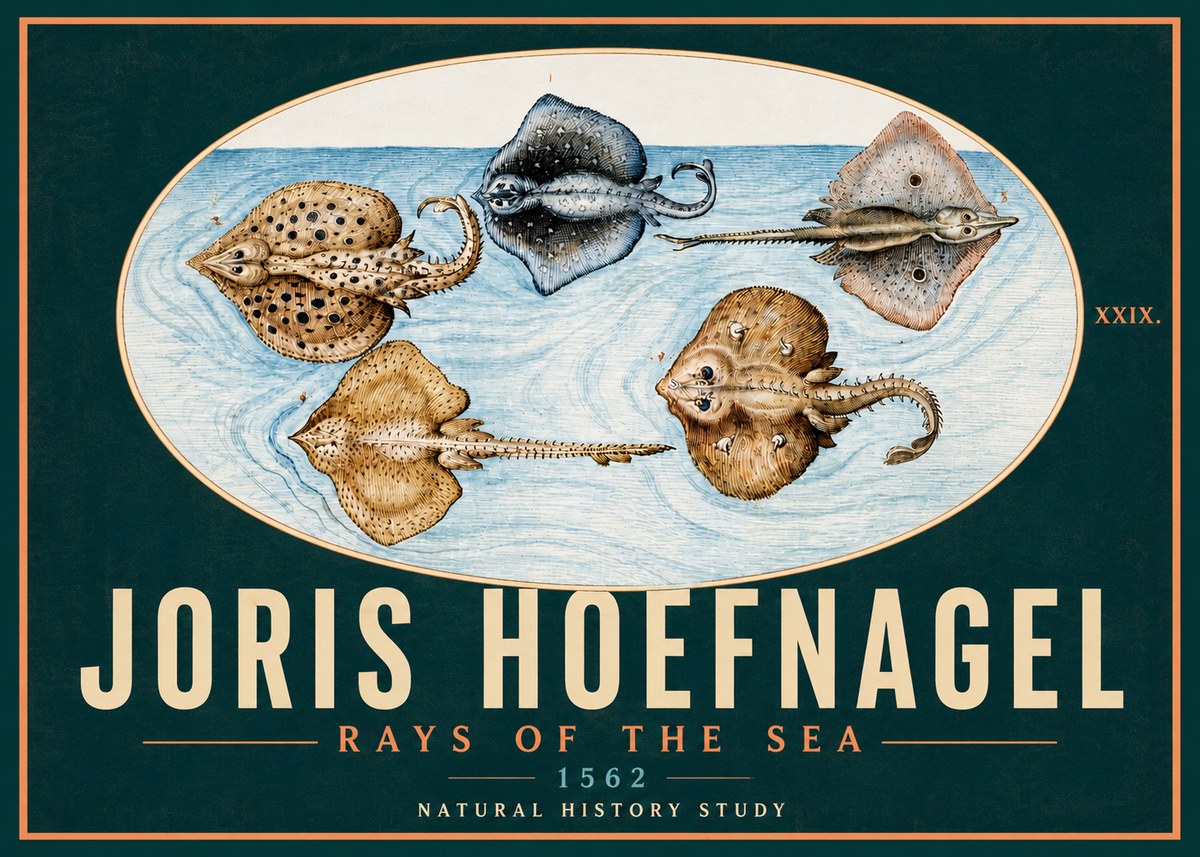 Joris Hoefnagel Rays of the Sea No5 - Póster