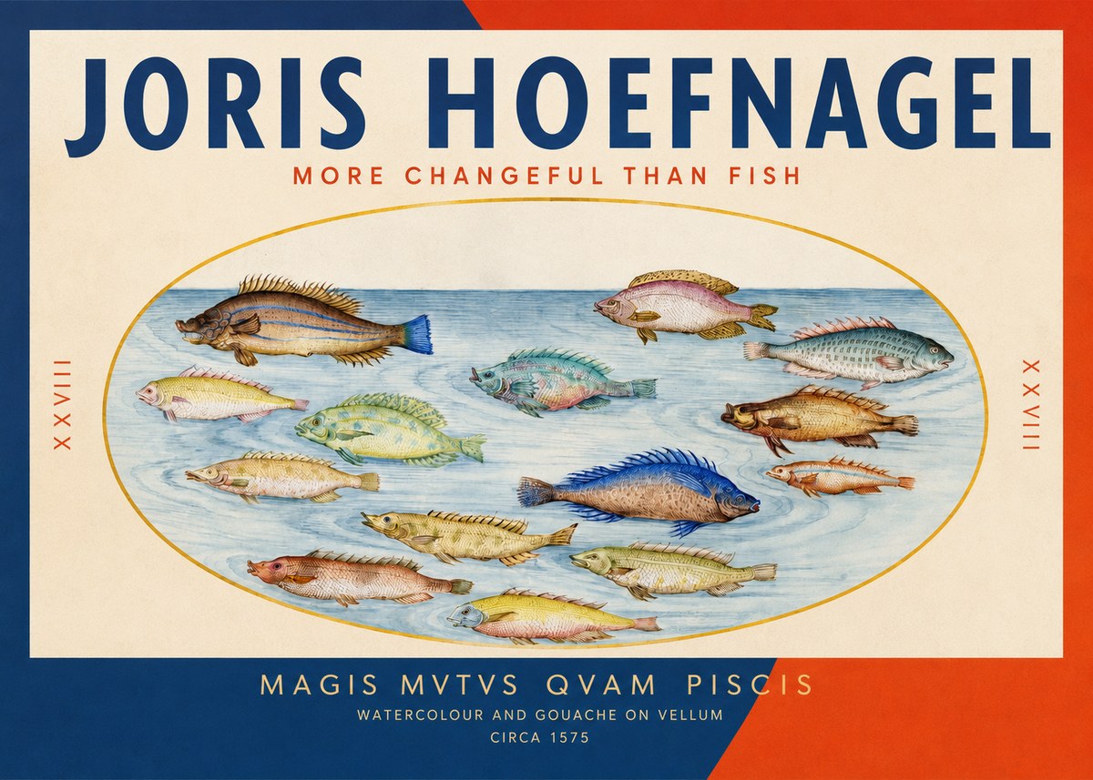 Joris Hoefnagel Fish More Than Silent No3 - Póster