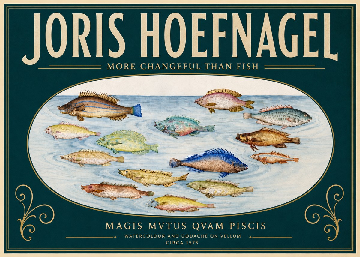 Joris Hoefnagel Fish More Than Silent No5 - Póster