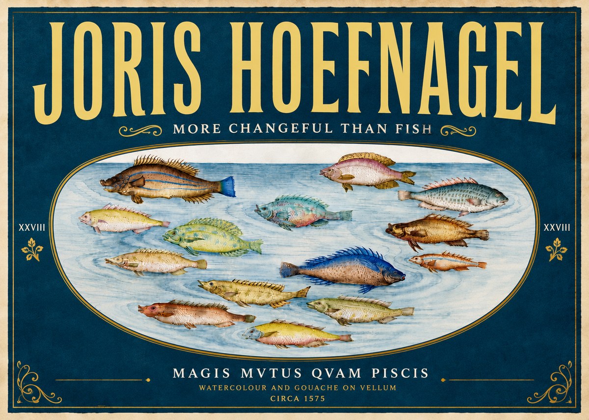 Joris Hoefnagel Fish More Than Silent No6 - Póster