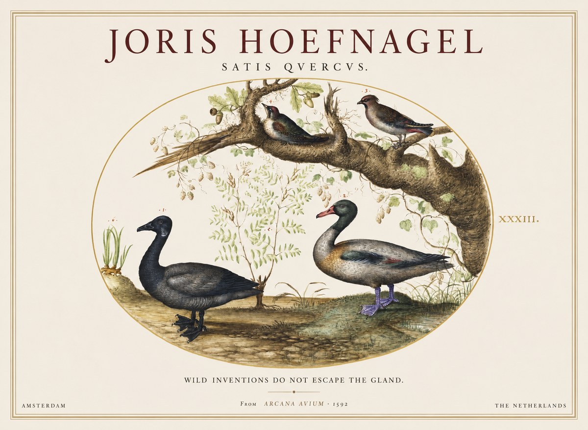 Joris Hoefnagel Satis Quercus. Birds of the Marsh No2 - Póster