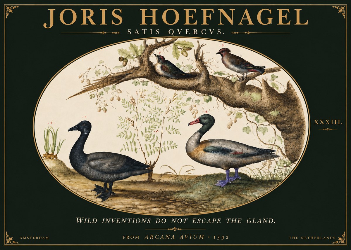 Joris Hoefnagel Satis Quercus. Birds of the Marsh No6 - Póster