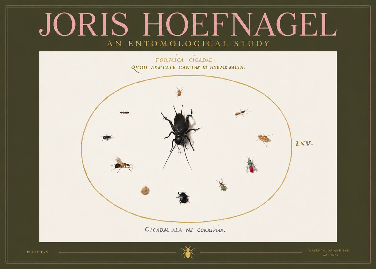Joris Hoefnagel Formica Cicadae No2 - Póster