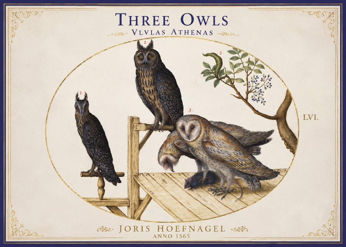 Joris Hoefnagel Vlvlas Athenas No2 - Póster