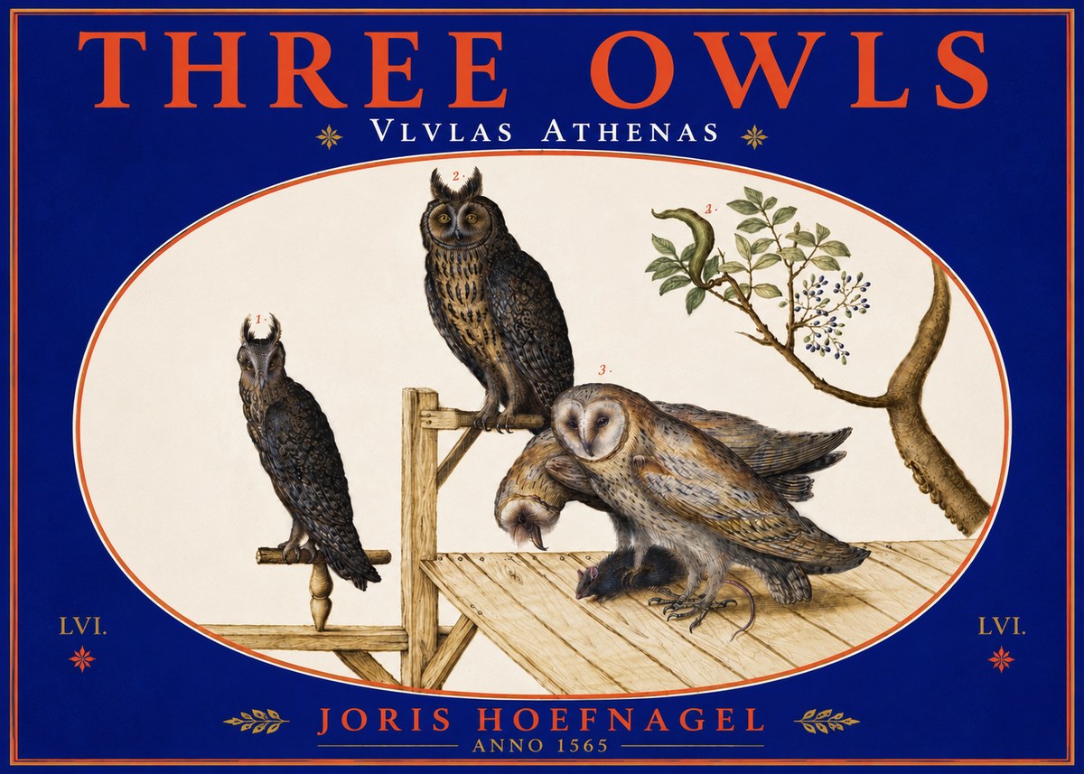 Joris Hoefnagel Vlvlas Athenas No5 - Póster