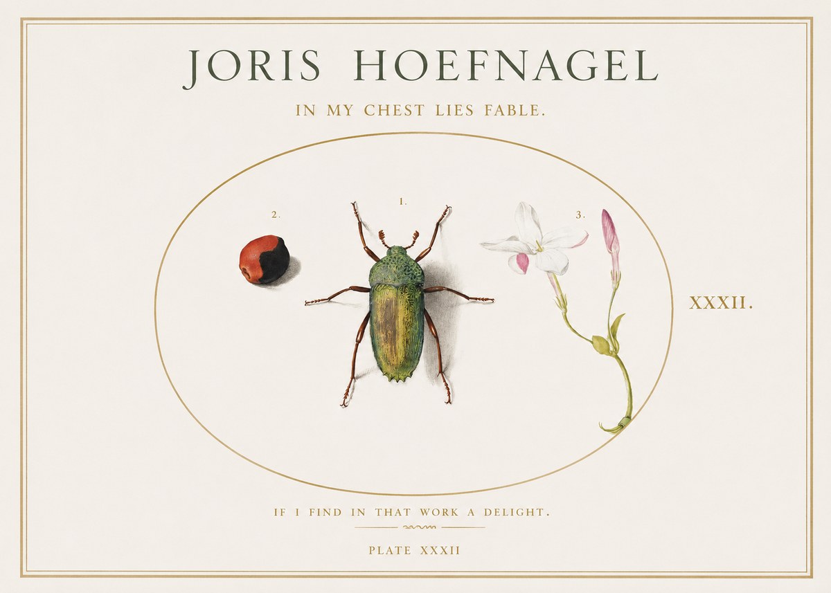 Joris Hoefnagel In My Chest Lies Fable No1 - Póster