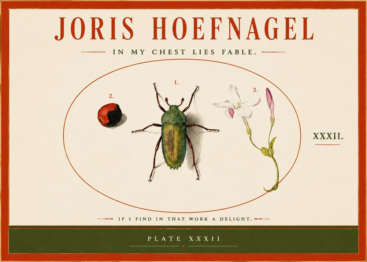Joris Hoefnagel In My Chest Lies Fable No2 - Póster