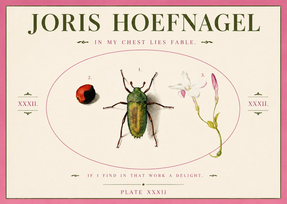 Joris Hoefnagel In My Chest Lies Fable No3 - Póster