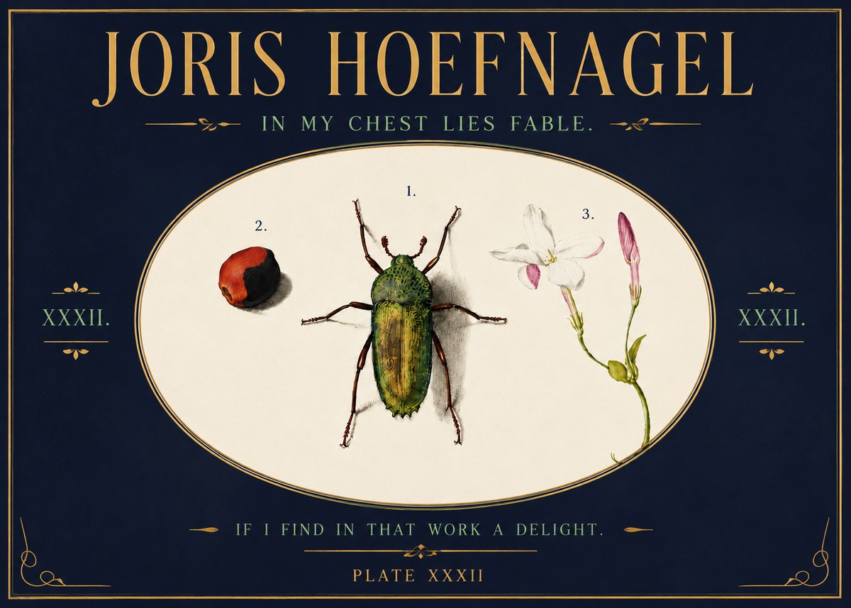 Joris Hoefnagel In My Chest Lies Fable No4 - Póster