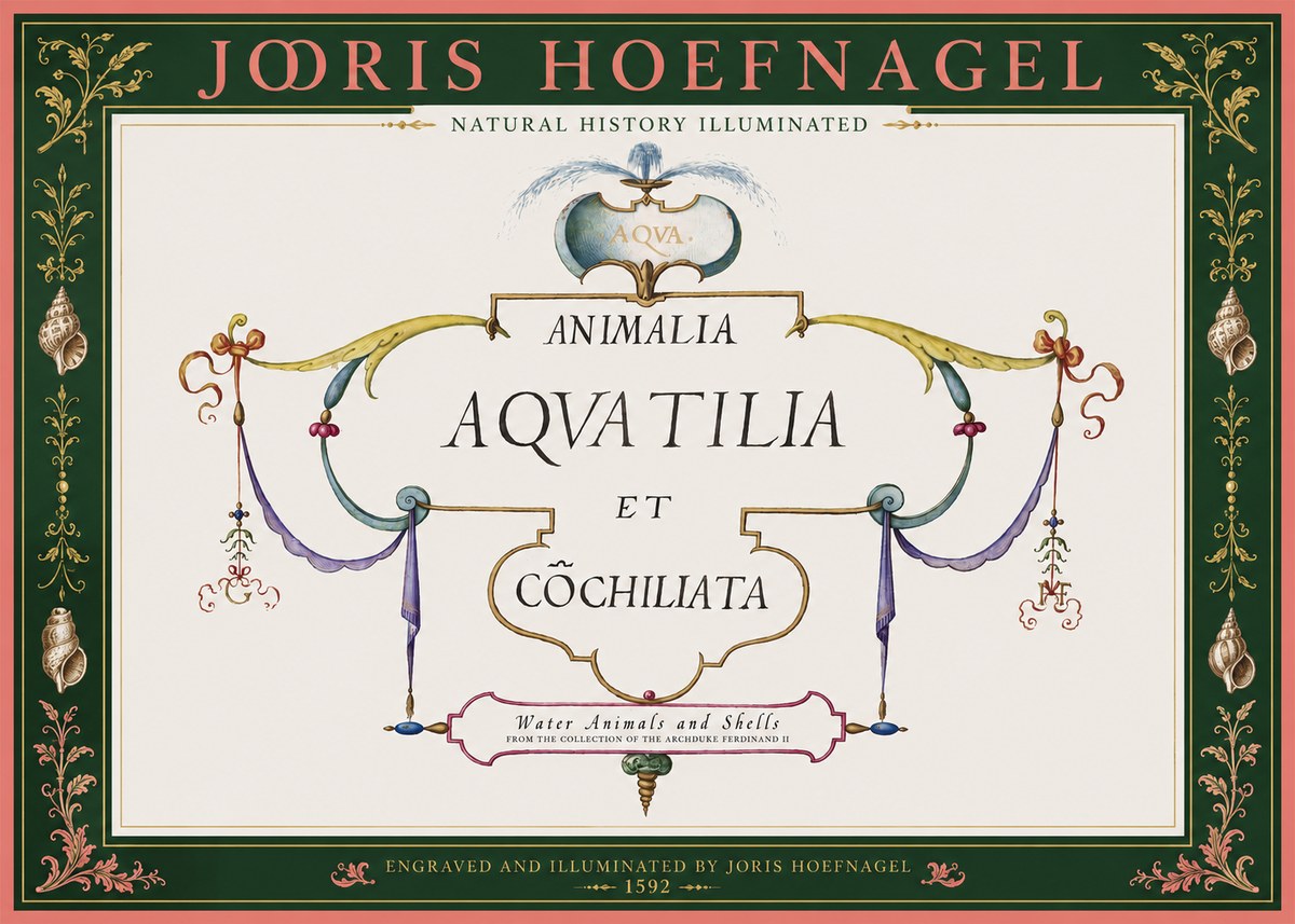 Joris Hoefnagel Animalia Aquatilia Et Cochiliata No2 - Póster
