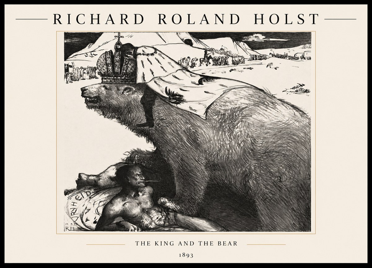 Richard Roland Holst The King's Burden No3 - Póster