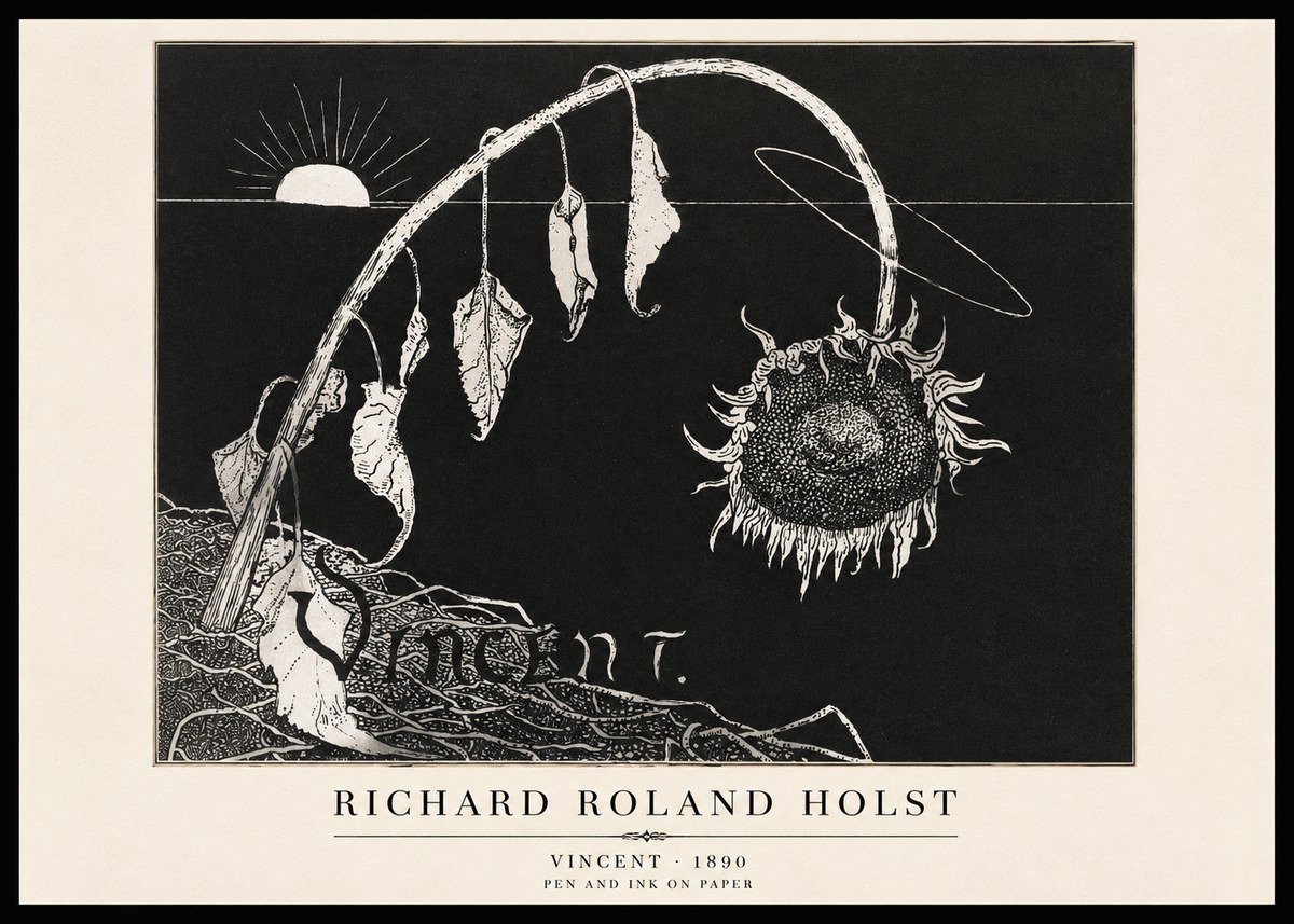 Richard Roland Holst Vincent No3 - Póster