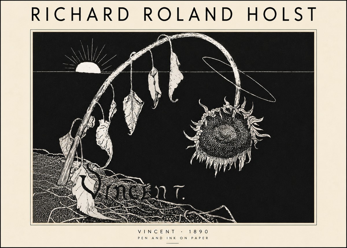 Richard Roland Holst Vincent No5 - Póster