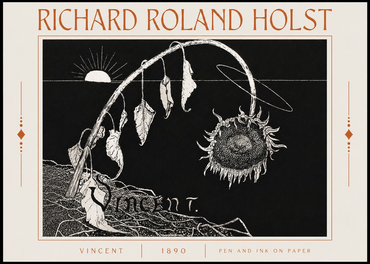 Richard Roland Holst Vincent No6 - Póster