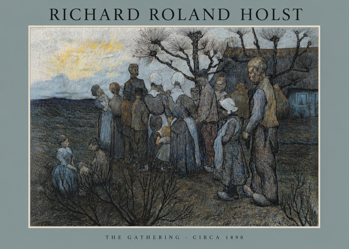 Richard Roland Holst The Gathering No2 - Póster