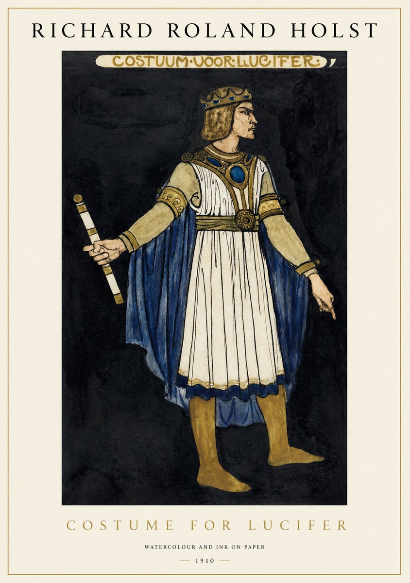Richard Roland Holst Costume for Lucifer No1 - Póster
