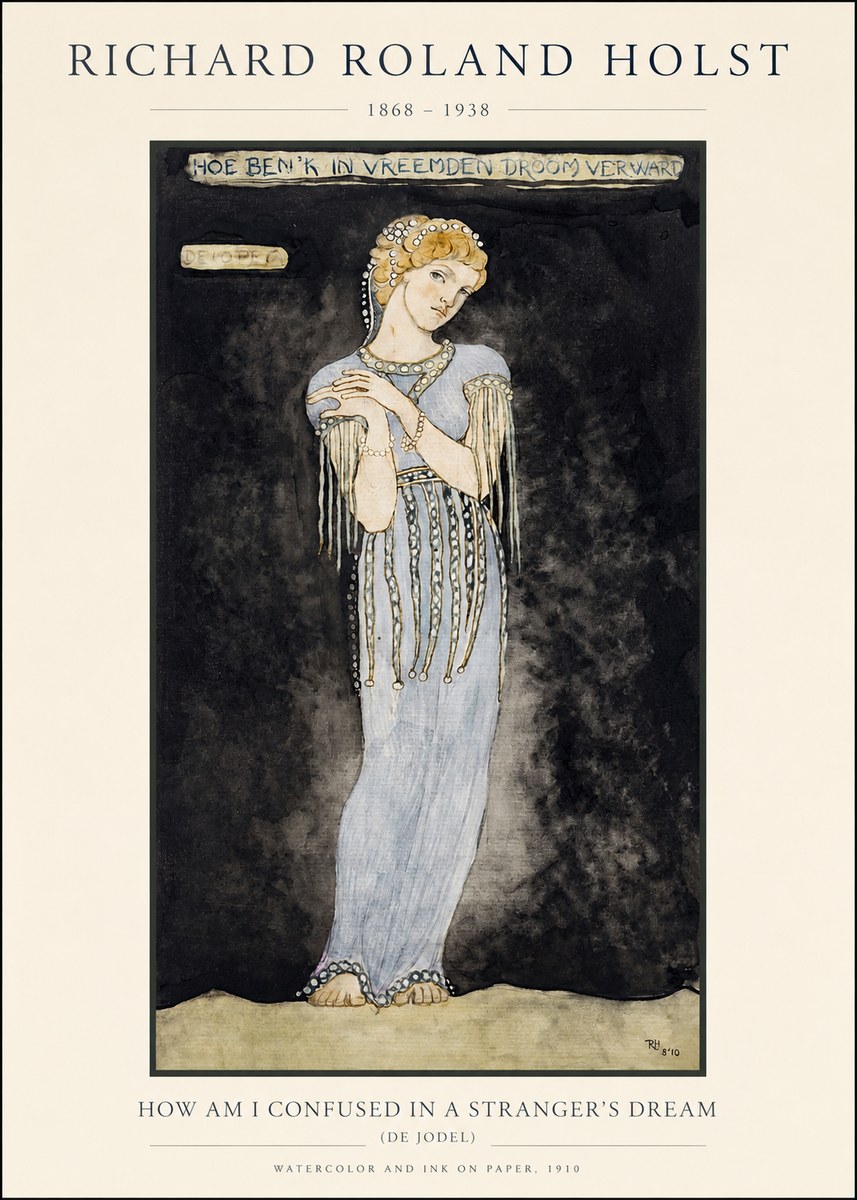 Richard Roland Holst How Am I Confused in a Stranger's Dream No1 - Póster