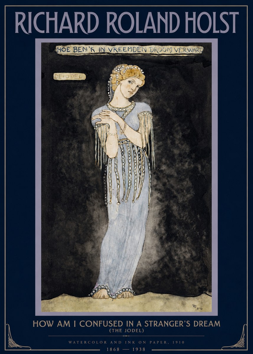 Richard Roland Holst How Am I Confused in a Stranger's Dream No2 - Póster