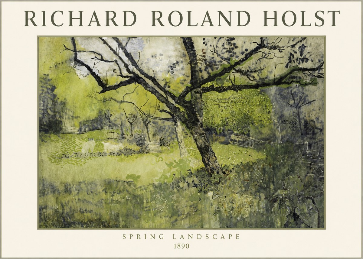 Richard Roland Holst Spring Landscape No1 - Póster