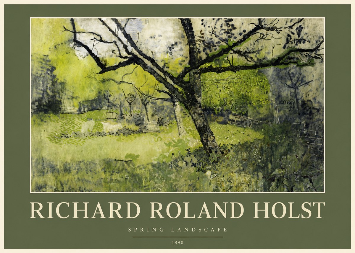 Richard Roland Holst Spring Landscape No2 - Póster
