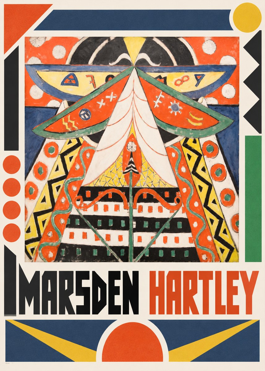 Marsden Hartley Painting No. 5 No2 - Póster