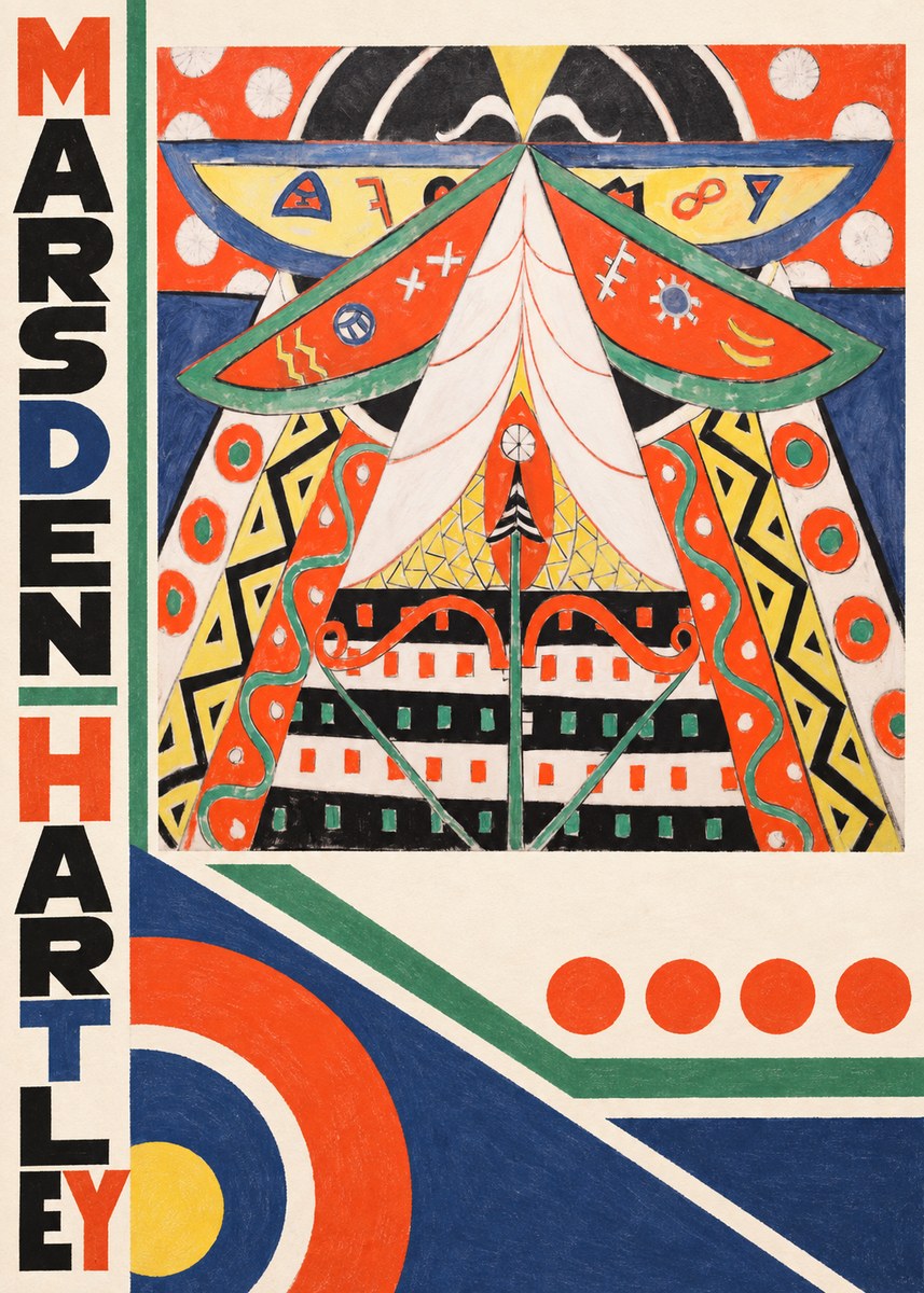 Marsden Hartley Painting No. 5 No4 - Póster