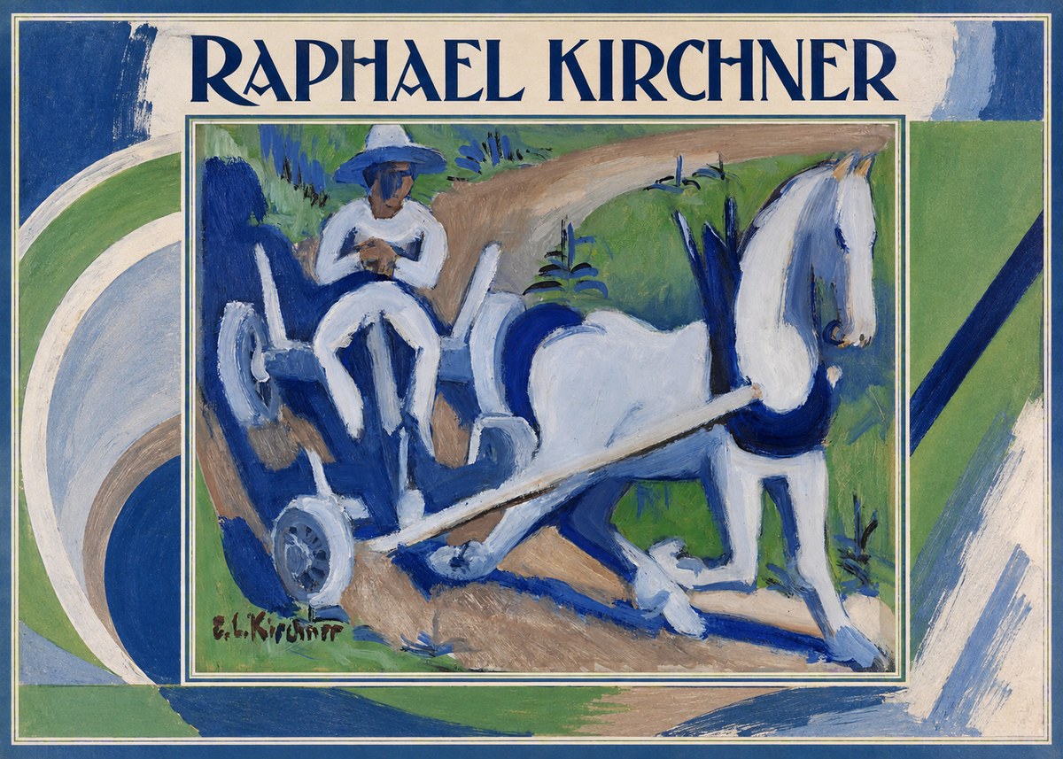 Raphael Kirchner Horse and Cart No1 - Póster