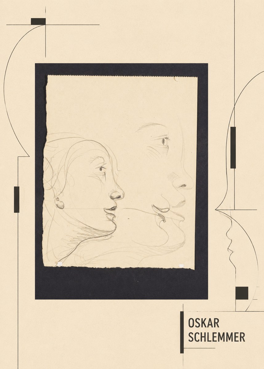 Oskar Schlemmer Profile Studies No6 - Póster