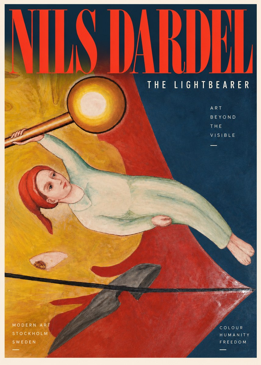 Nils Dardel The Lightbearer No2 - Póster