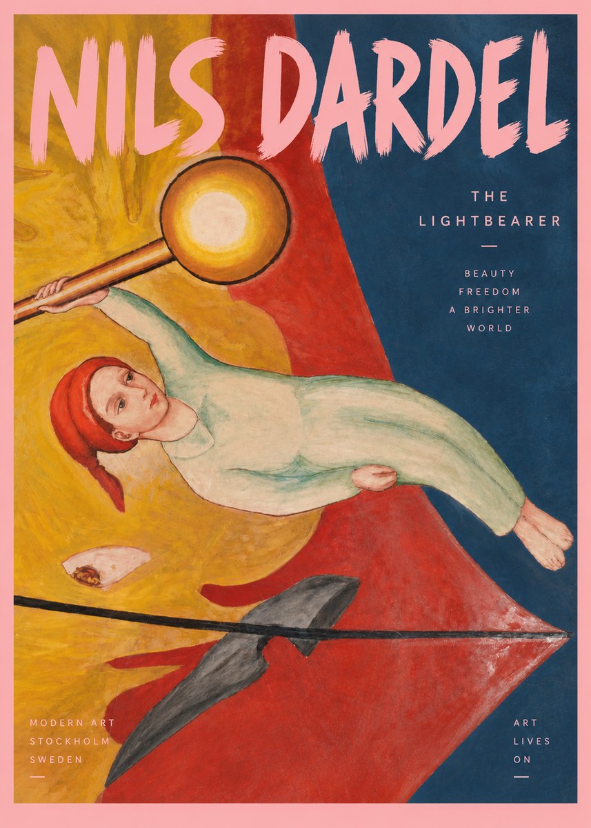 Nils Dardel The Lightbearer No3 - Póster