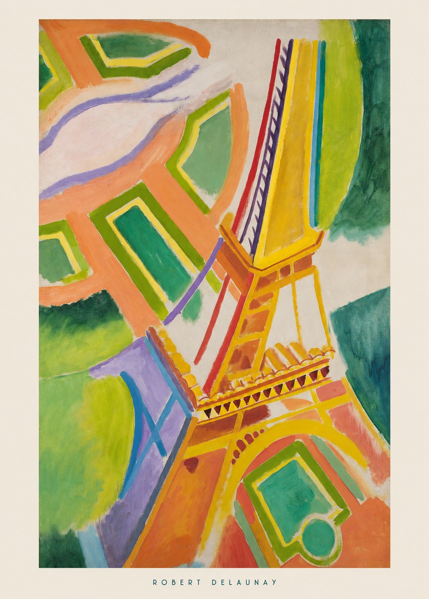 Robert Delaunay Tour Eiffel No6 - Póster