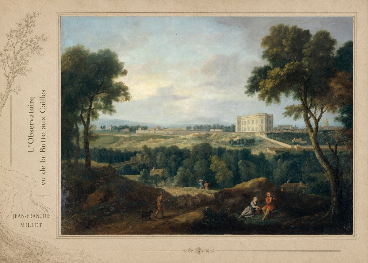 Jean-François Millet L'observatoire, Vu De La Butte Aux Cailles No2 - Póster