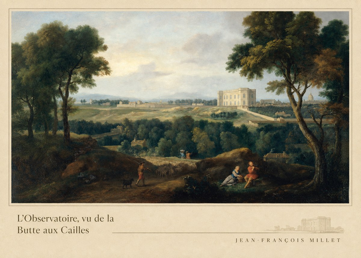 Jean-François Millet L'observatoire, Vu De La Butte Aux Cailles No4 - Póster