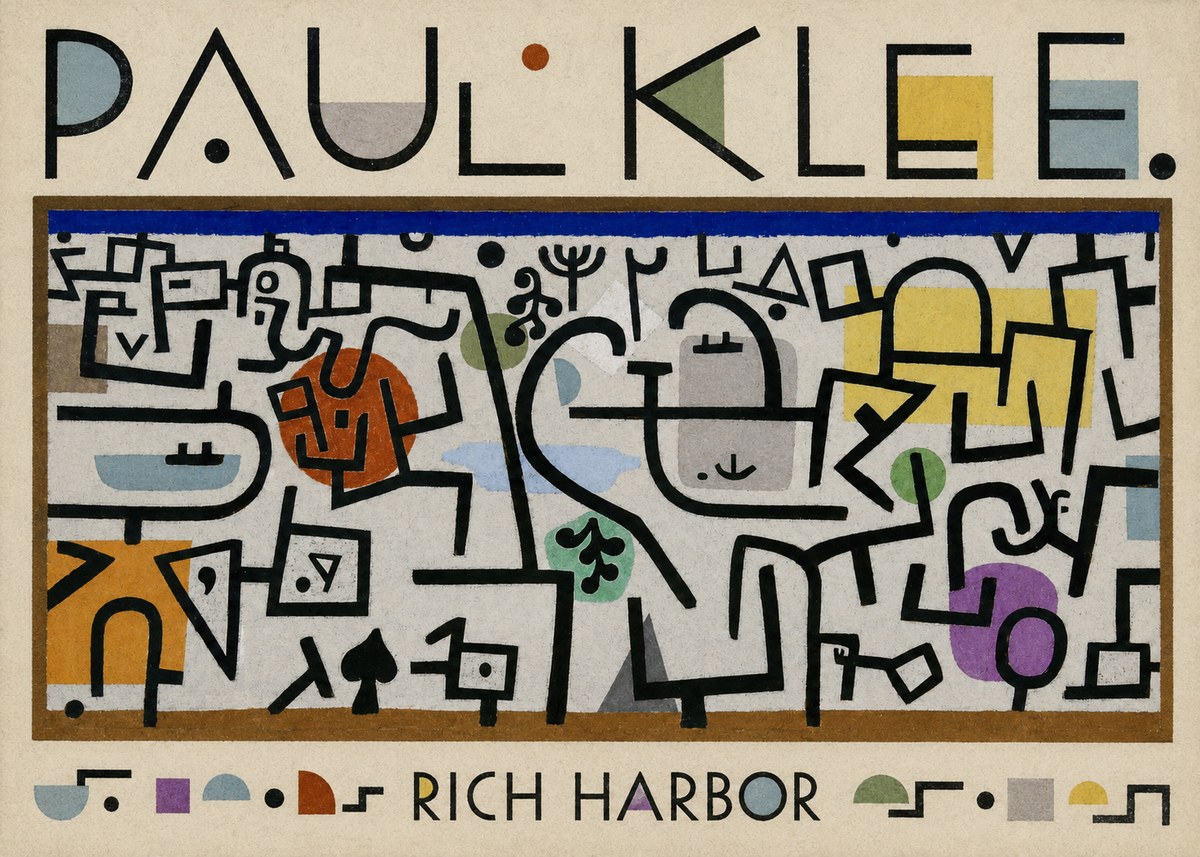 Paul Klee Rich Harbor No6 - Póster