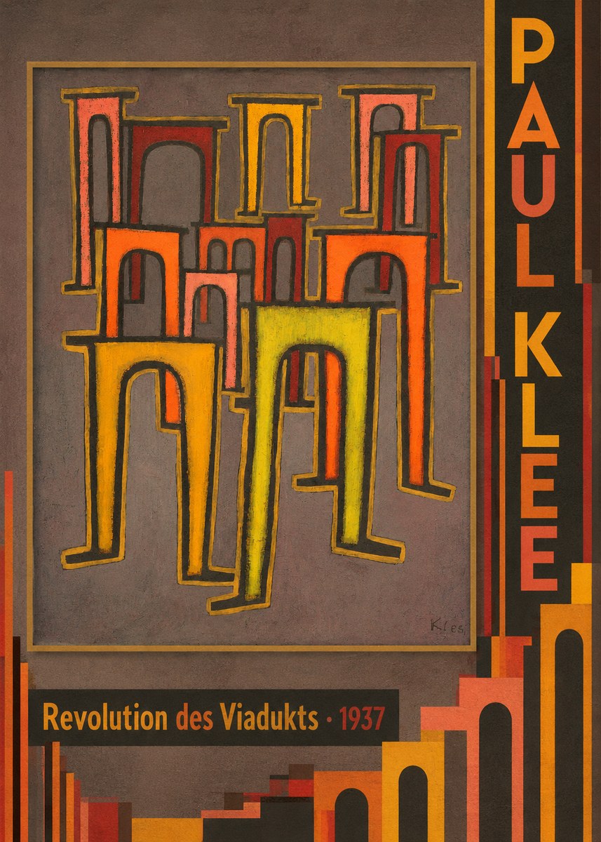 Paul Klee Revolution Des Viadukts No3 - Póster