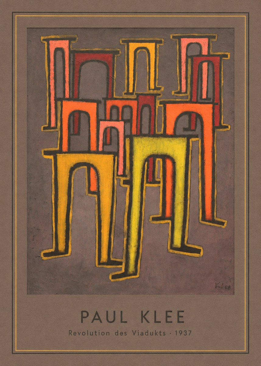 Paul Klee Revolution Des Viadukts No4 - Póster