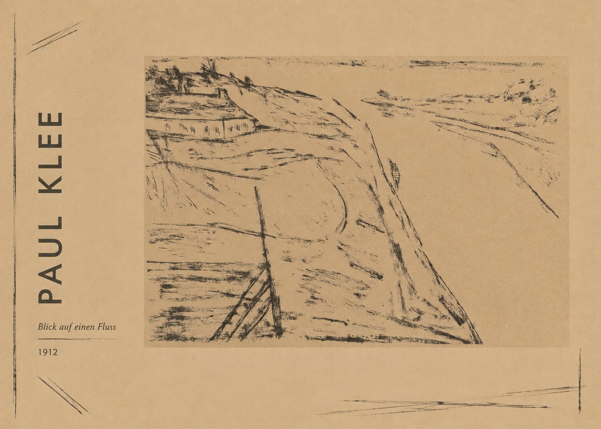 Paul Klee Blick Auf Einen Fluss No2 - Póster