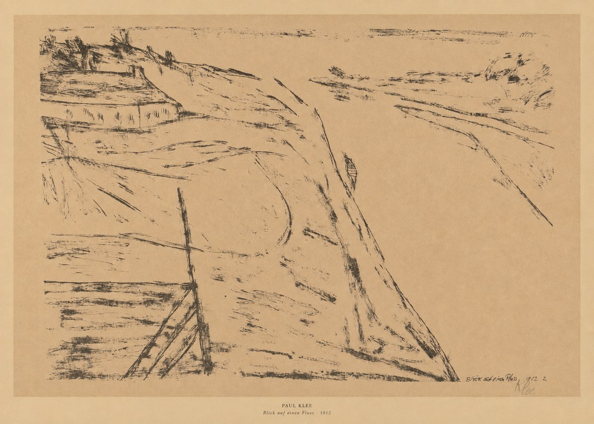 Paul Klee Blick Auf Einen Fluss No6 - Póster