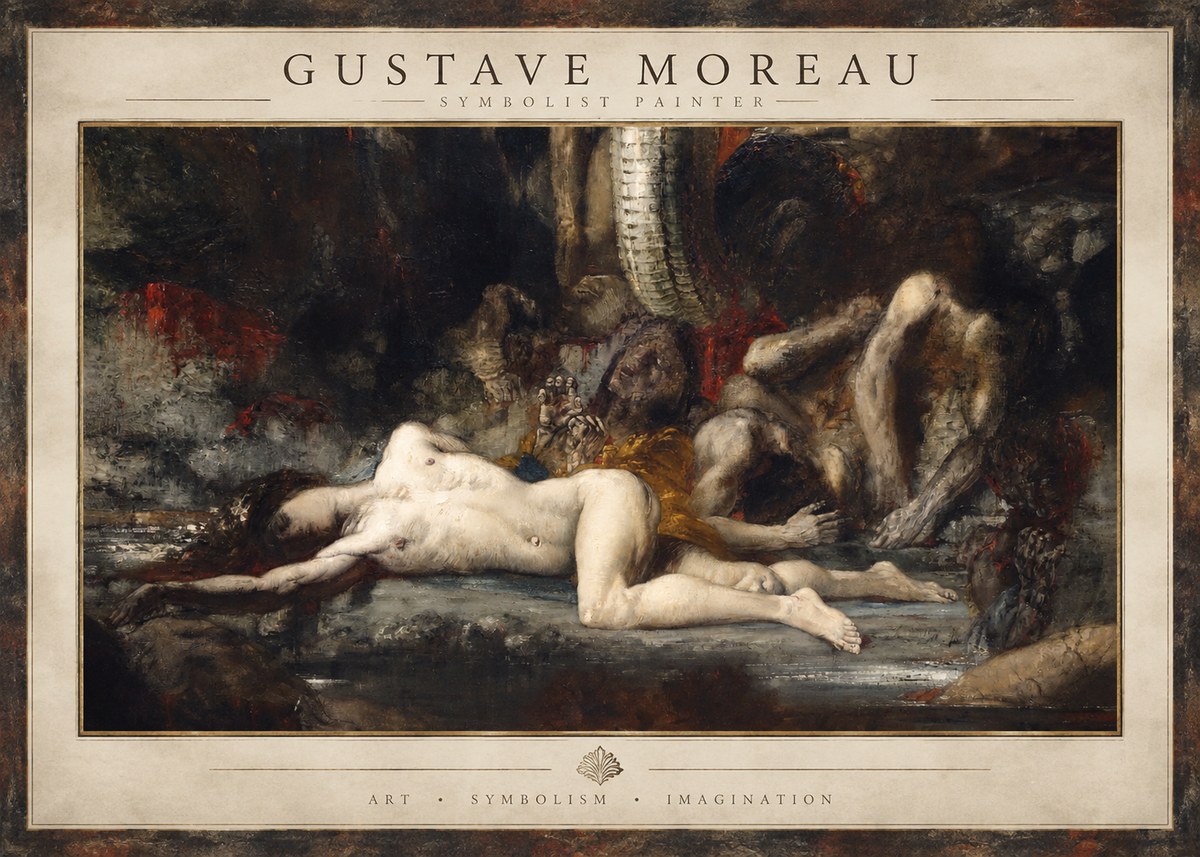 Gustave Moreau Despair No1 - Póster