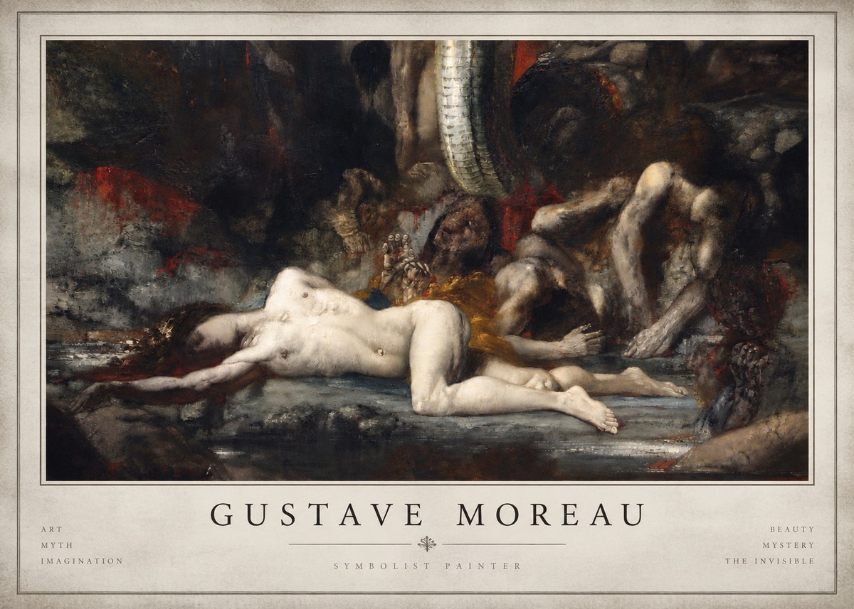 Gustave Moreau Despair No3 - Póster
