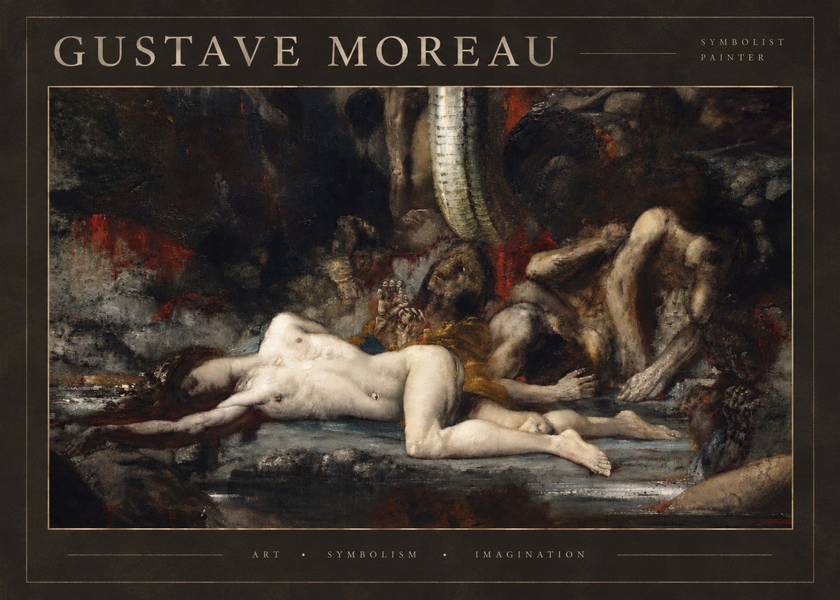 Gustave Moreau Despair No4 - Póster