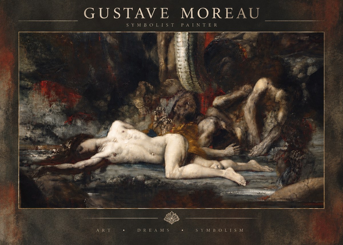 Gustave Moreau Despair No5 - Póster