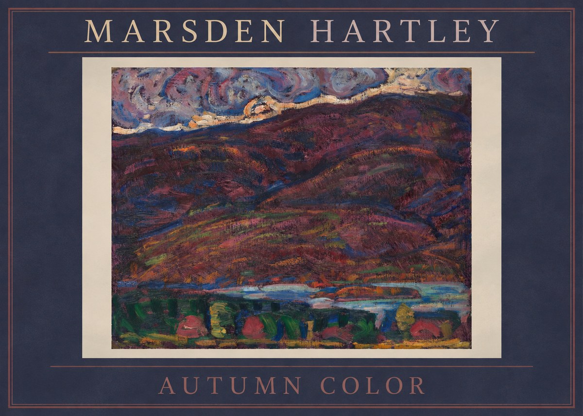 Marsden Hartley Autumn Color No2 - Póster
